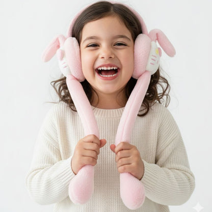 Hello kitty -Inspired Plush Earmuffs