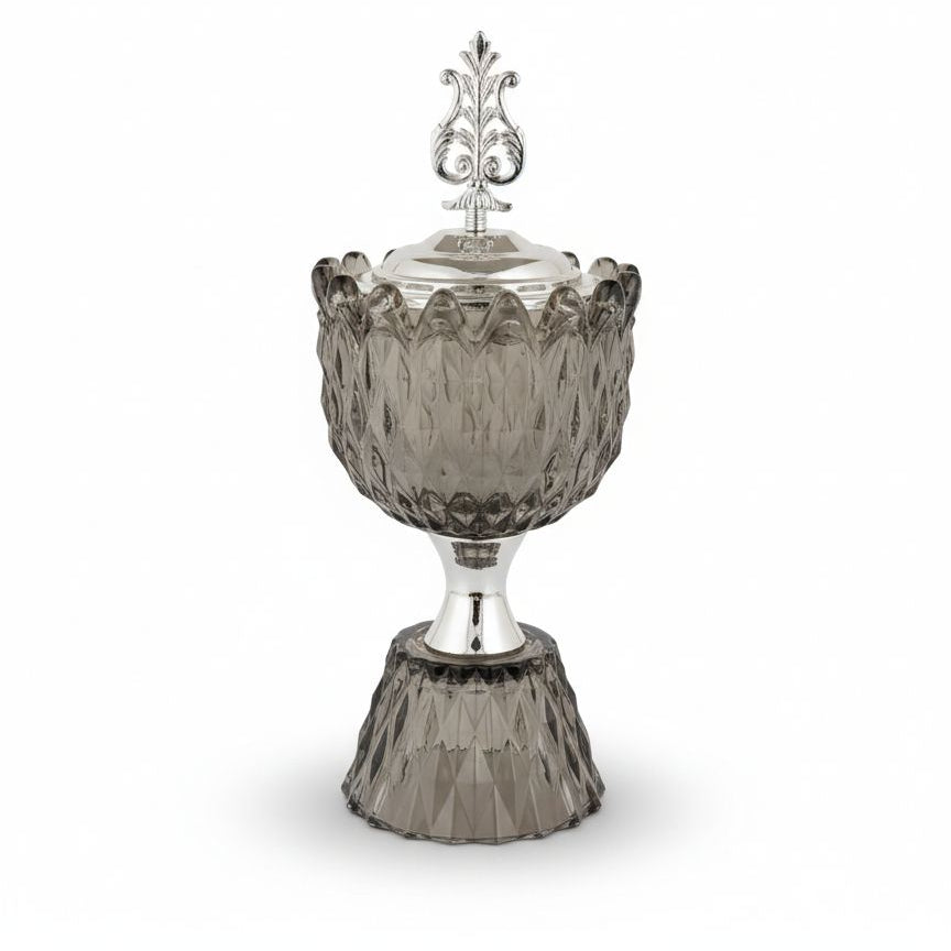 Hand-crafted silver incense burner
