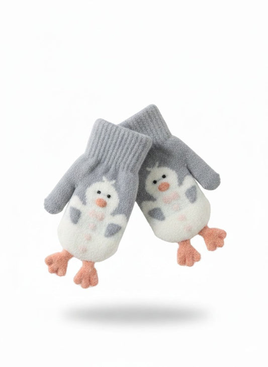 Little Duckling Knit Mittens