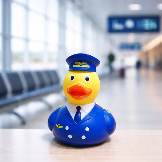 Captain Duck-Man Pilot Duck