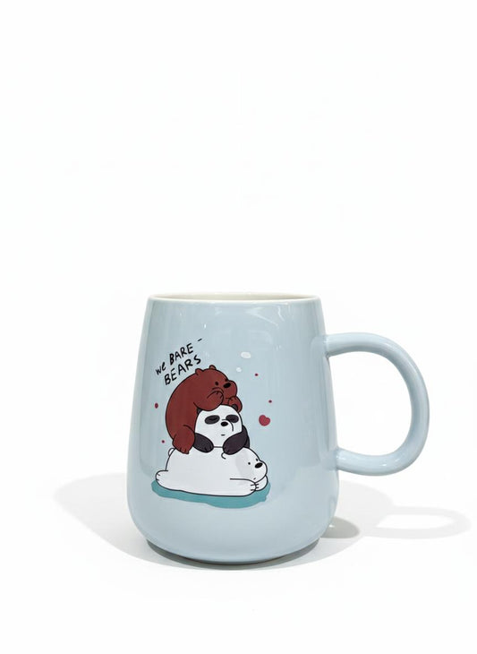 We Bare Bears "The Stack" Ceramic Mug – Pastel Blue