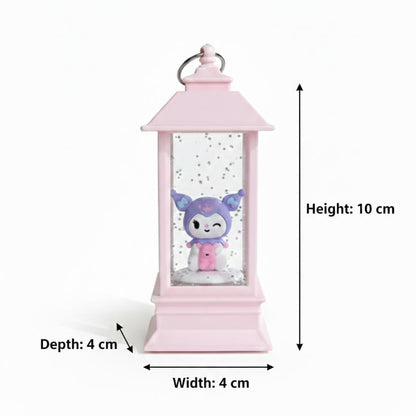 Kuromi Lantern Snow Globe Keychain