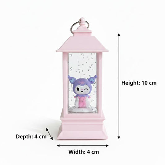 Kuromi Lantern Snow Globe Keychain