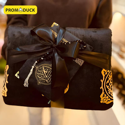 Ramadan Gift Package ( Padded prayer rug | Qur'an | Sebha )
