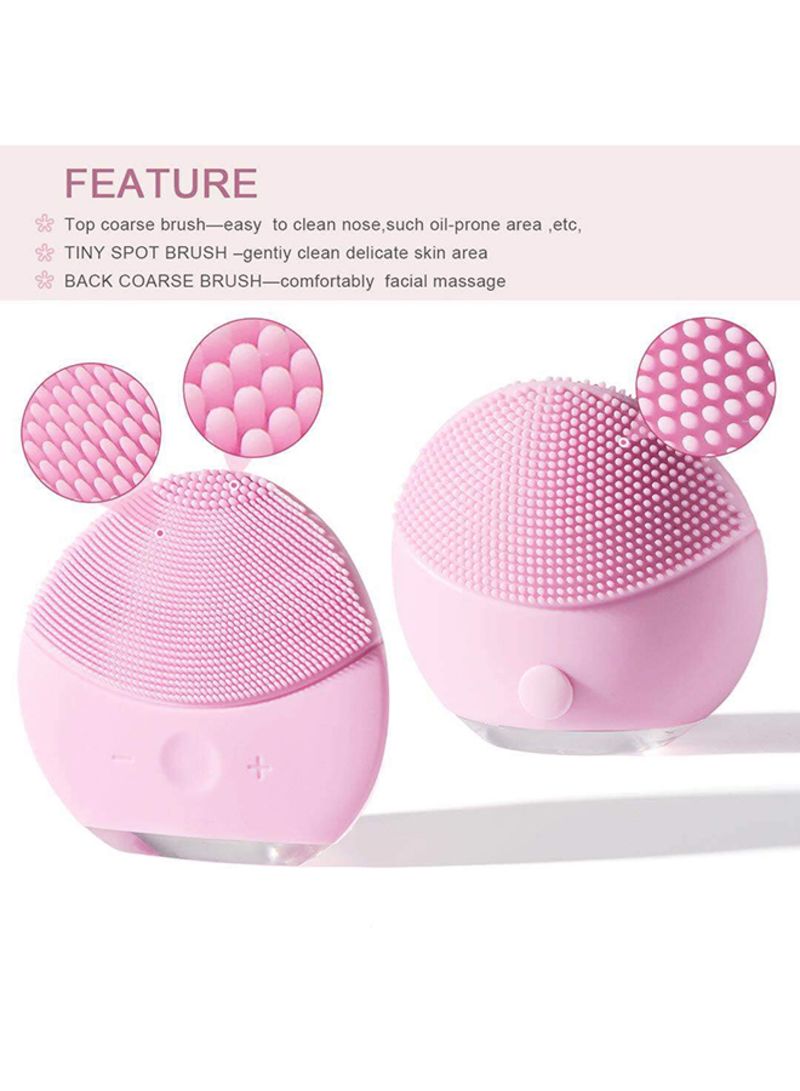 Ultrasonic Silicone Face Cleansing Brush