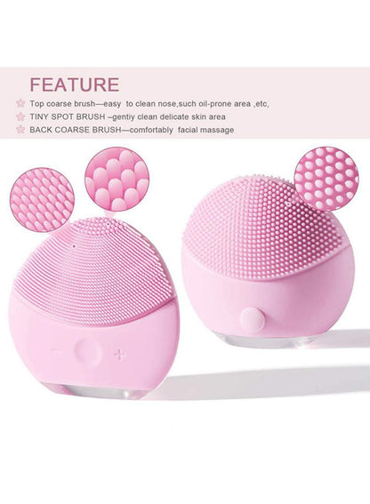 Ultrasonic Silicone Face Cleansing Brush