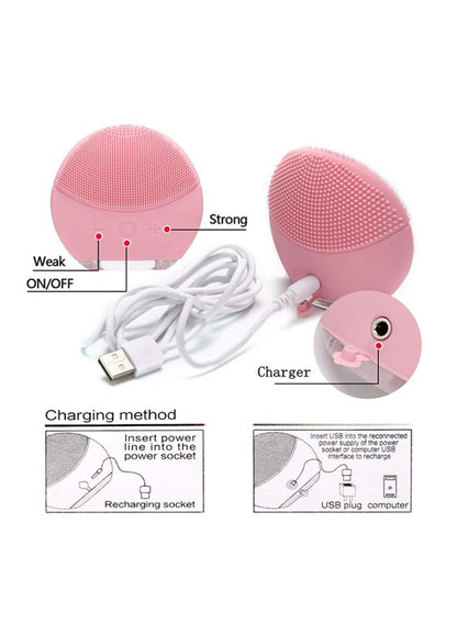 Ultrasonic Silicone Face Cleansing Brush
