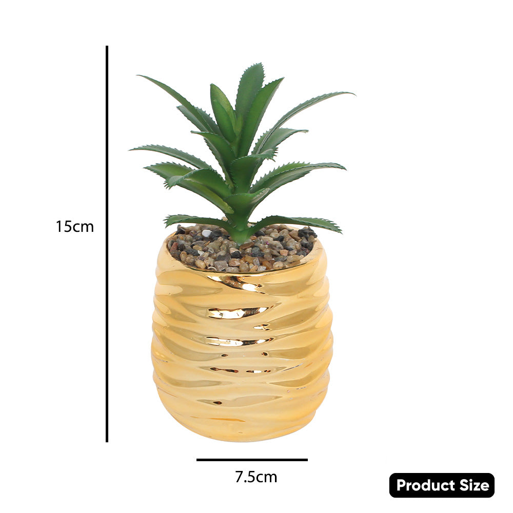 Golden Grass Pot