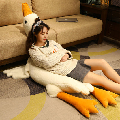 Fluffy Duck /Goose Plush Toys Sleep Pillow