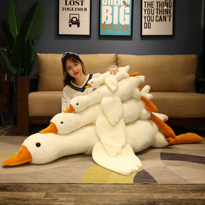 Fluffy Duck /Goose Plush Toys Sleep Pillow