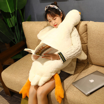 Fluffy Duck /Goose Plush Toys Sleep Pillow